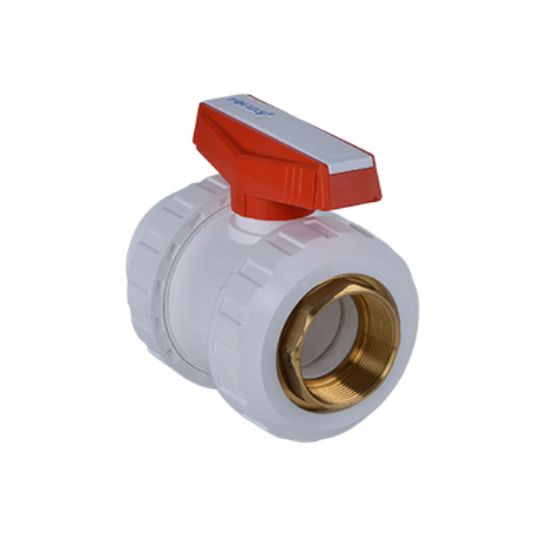 Picture of PP BALL VALVE ONE SIDE BRASS FEMALE THREADED