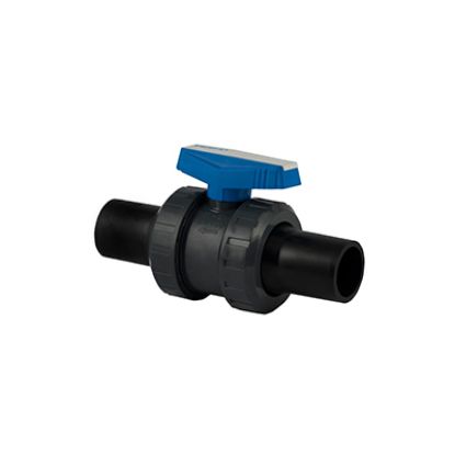 Picture of U-PVC TRUE UNION BALL VALVE FOR WATER BOTH SIDES HDPE SPIGOT OUTLET