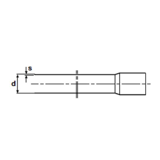 Picture of U-PVC SOLVENT CEMENT SOCKETED PRESSURE PIPES ( PN 10 )