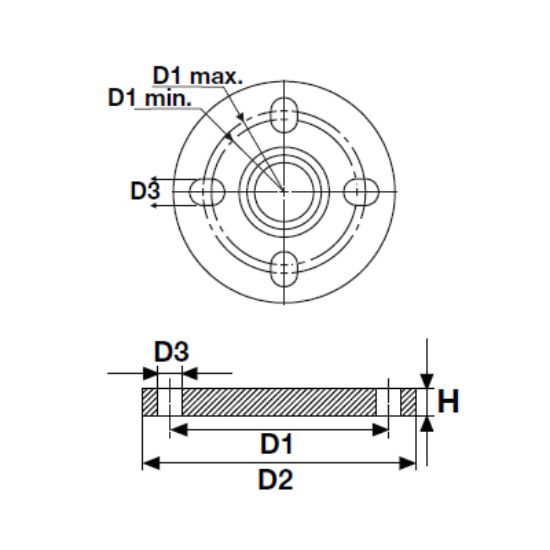 Picture of UH-PVC SOLVENT CEMENT FLANGE SOCKET