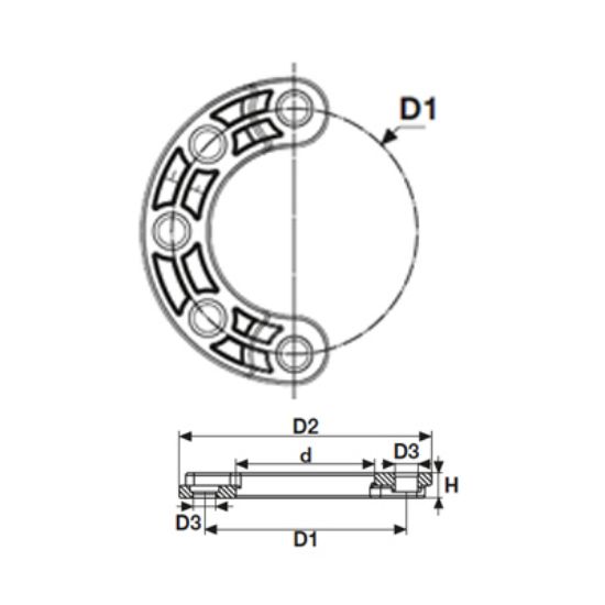 Picture of UH-PVC REPAIR FLANGE