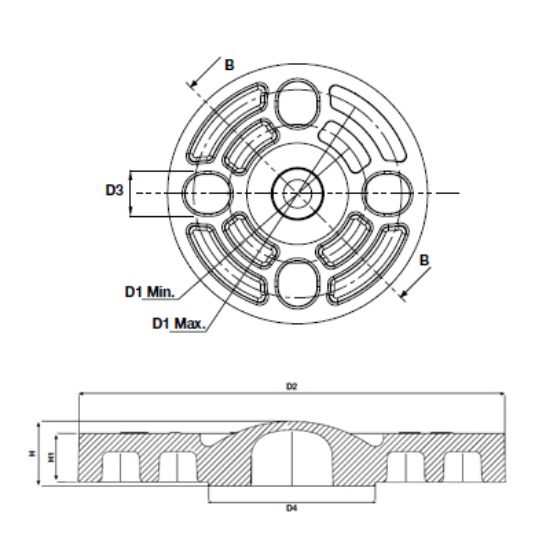 Picture of UH-PVC SOLVENT CEMENT BLIND FLANGE